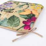 Toolikate AMAZONIA 39x39x2,5cm, beež lilleline, 100% polüester Tekstiiltooted aeda Toolikatted