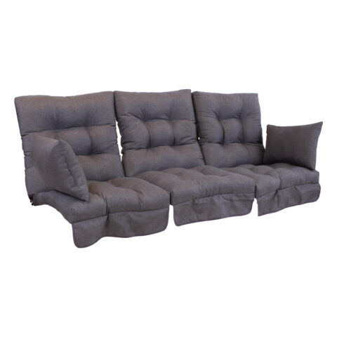 Kiigepadjad ROMA 56x108x10cm/3tk, tumehall, 50% polüester, 50% puuvill Kiigepadjad ja kiigekatused Kiigepadjad ja kiigekatused