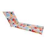Lamamistooli kate NORDIC FLOWER 55x190x5cm, 80% puuvill, 20% polüester Tekstiiltooted aeda Toolipadjad ja lamamistoolikatt