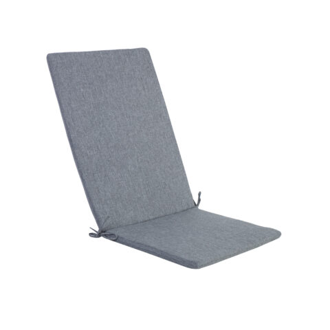 Toolikate seljatoega SIMPLE GREY 48x115x3cm, hall, 100%polüester, kangas 757 Tekstiiltooted aeda Toolikatted