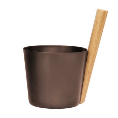 Saunakibu RENTO BROWN, 5L, alumiinium/ bambus Saun RENTO