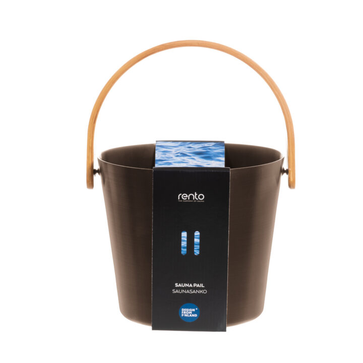Saunaämber RENTO BROWN, 5L, alumiinium/ bambus Saun RENTO