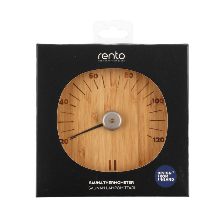 Sauna termomeeter RENTO, bambus Saun RENTO