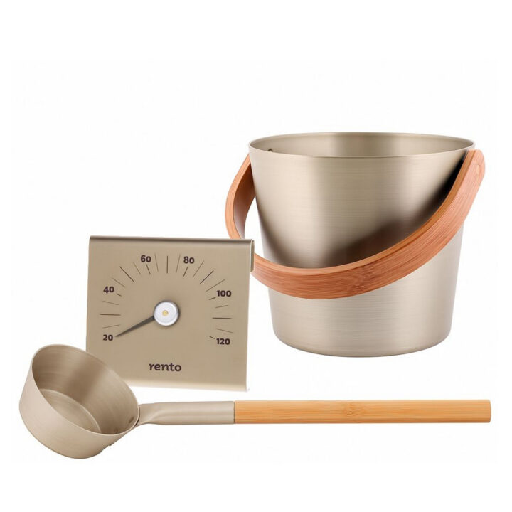 Sauna termomeeter RENTO CHAMPAGNE, 15 × 14 × 3 cm Saun RENTO