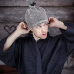 Hommikumantel RENTO GREY, L/XL Saun RENTO
