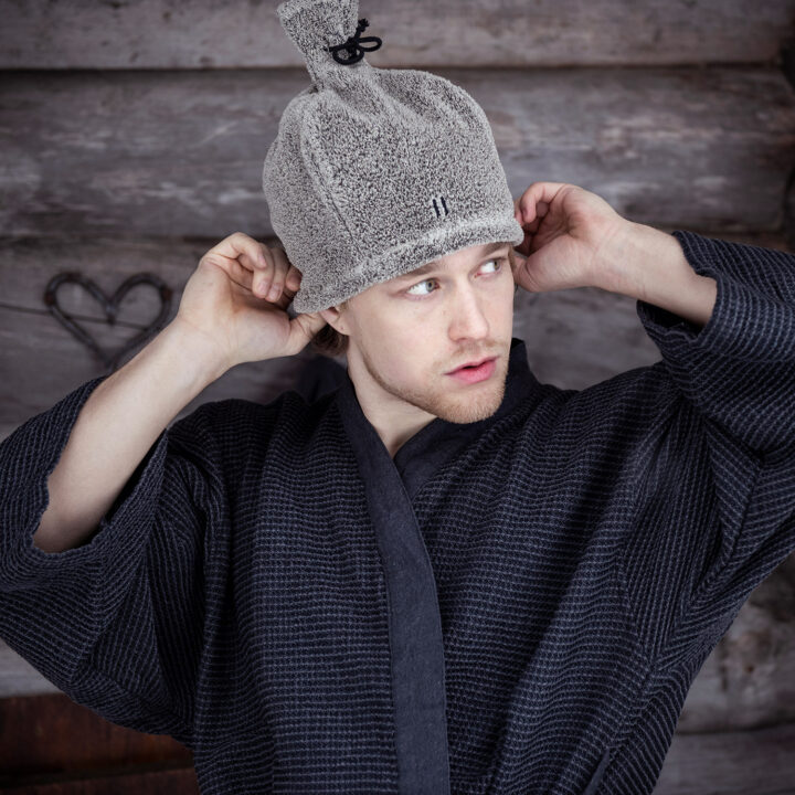 Hommikumantel RENTO GREY, L/XL Saun RENTO