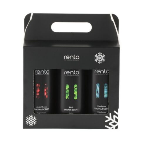 Saunalõhna kinkekarp RENTO 3x400ml Saun Saunatarbed