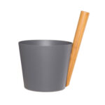 Saunakibu RENTO GREY, 5L, alumiinium/ bambus Saun RENTO