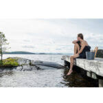 Saunakibu RENTO GREY, 5L, alumiinium/ bambus Saun RENTO