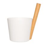 Saunakibu RENTO WHITE, 5L, alumiinium/ bambus Saun RENTO