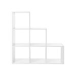 Raamatukapp 97.5x29x97.5cm, valge Raamaturiiulid