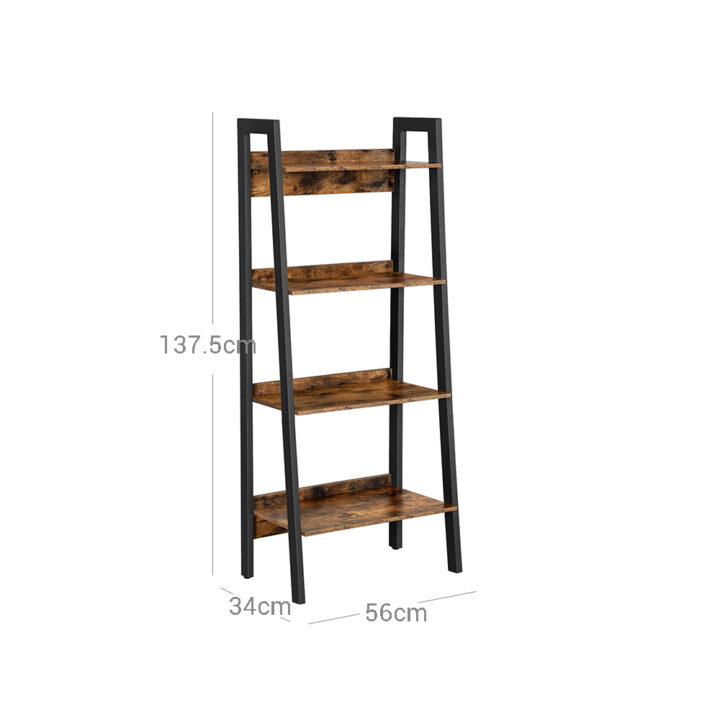 Redelriiulid 56x34x137.5cm, antiikne, must Raamaturiiulid