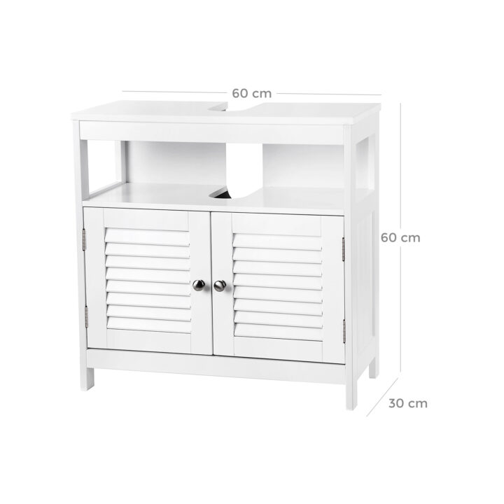 Valamu aluskapp 60x30x60cm, valge Vannitoakapid