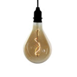 LED-lamp OUTDOOR AMBER BULB, D12.5xH22cm, taimer, patareidega Laelambid Laelambid