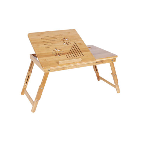 Sülearvutilaud (65-75)x35x(21-29)cm, looduslik Kontorimööbel