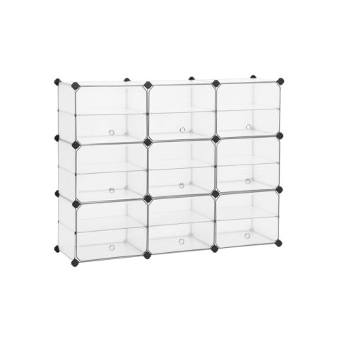 Plastikust hoiukast 123x31x93cm, valge Jalatsikapid, jalatsiriiulid