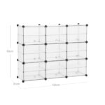 Plastikust hoiukast 123x31x93cm, valge Jalatsikapid, jalatsiriiulid
