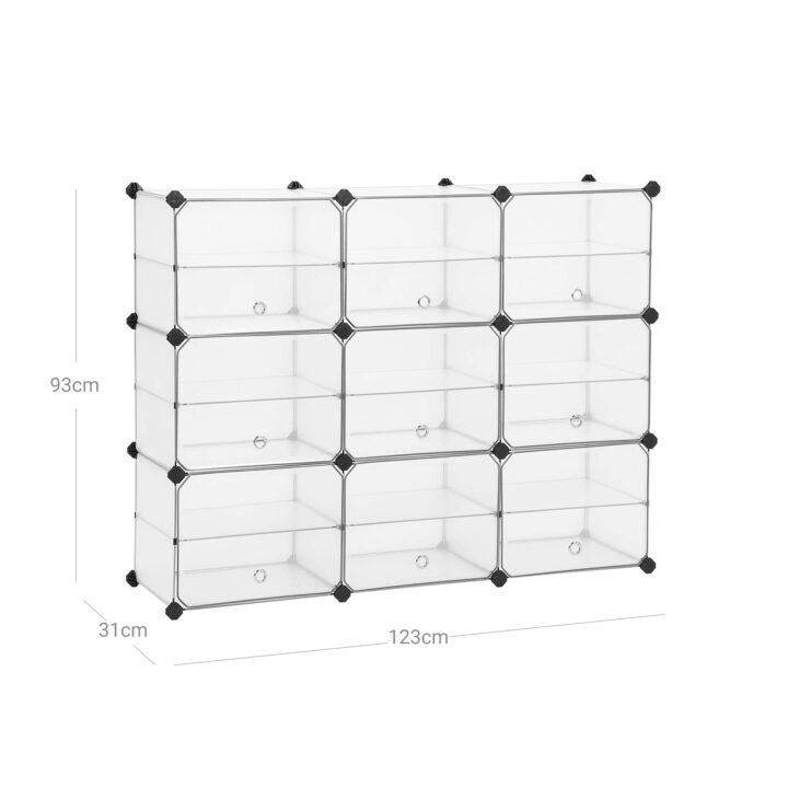 Plastikust hoiukast 123x31x93cm, valge Jalatsikapid, jalatsiriiulid