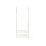 Riiderest 87.5x41x155cm, valge Riidestanged ja nagid