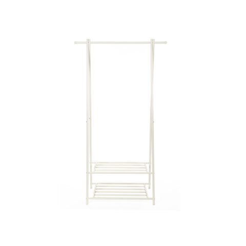 Riidestange 174.3x93x40.6cm valge Riidestanged