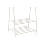Riiderest 87.5x41x155cm, valge Riidestanged ja nagid