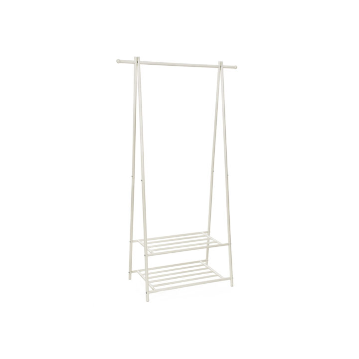 Riiderest 87.5x41x155cm, valge Riidestanged ja nagid