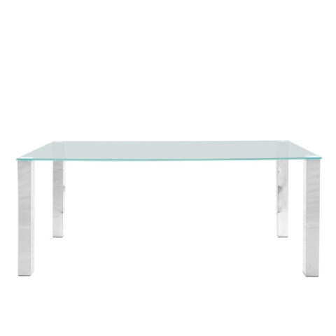 Söögilaud KANTE 180x90xH75cm, lauaplaat: 12mm klaas, jalg: kroomitud metall Söögilauad ACTONA