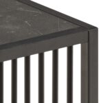 Abilaud STRINGTON 40x40xH40cm, must, melamiin, MDF, teras Diivanilauad ja abilauad Diivanilauad ja abilauad