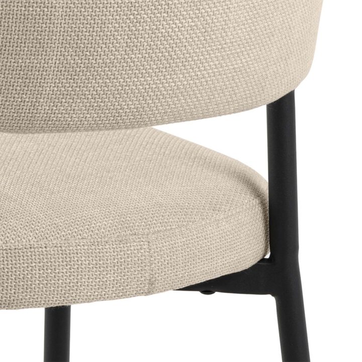 Tool EDINA beež, 56x55xH77cm Söögilauatoolid, taburetid, pingid Söögilauatoolid, taburetid, pin
