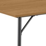 Söögilaud PERU 120x80xH75cm, naturaalne, melamiin, metall Söögilauad Söögilauad