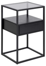 Öökapp RANDOLF 40x35xH60cm, must Magamistuba ACTONA