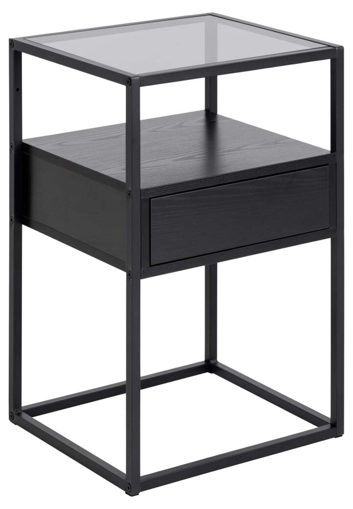 Öökapp RANDOLF 40x35xH60cm, must Magamistuba ACTONA