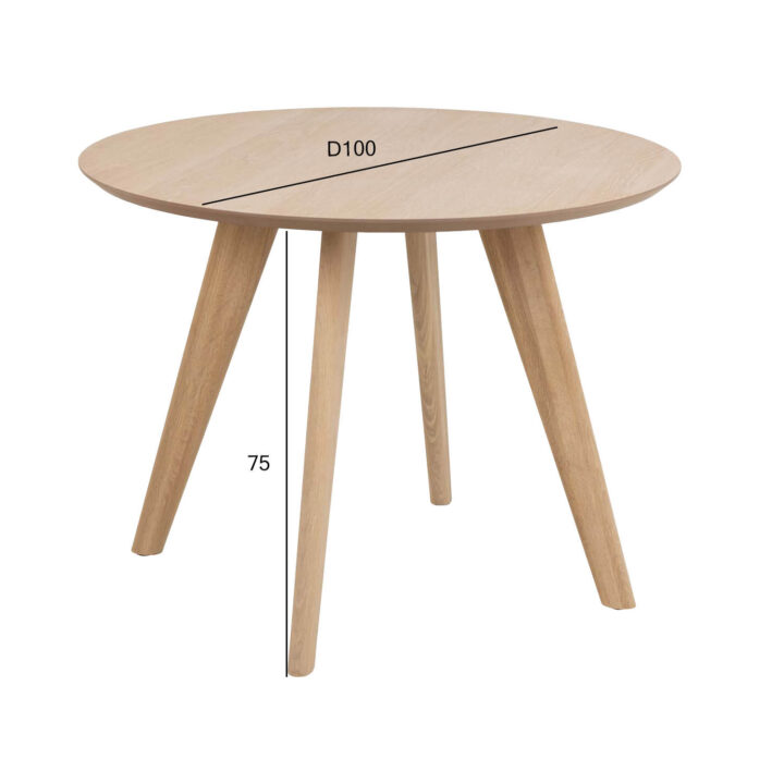 Söögilaud TOWNSVILLE D100xH75cm, hele tamm Söögilauad ACTONA