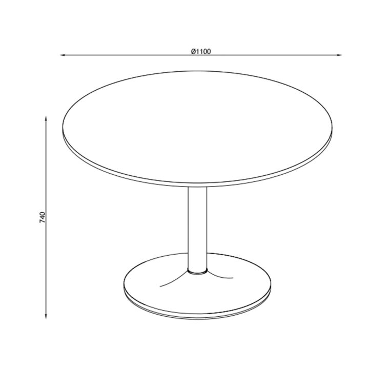 Söögilaud IBIZA D110x74cm, lauaplaat: MDF, värvus: valge, jalg: metall, värvus: valge Söögilauad ACTONA