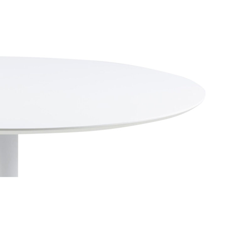 Söögilaud IBIZA D110x74cm, lauaplaat: MDF, värvus: valge, jalg: metall, värvus: valge Söögilauad ACTONA