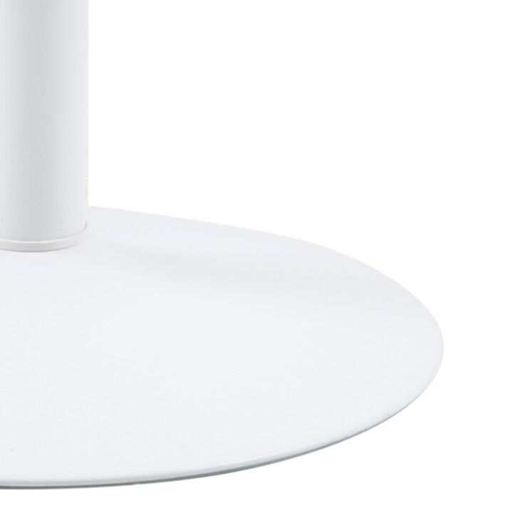 Söögilaud IBIZA D110x74cm, lauaplaat: MDF, värvus: valge, jalg: metall, värvus: valge Söögilauad ACTONA