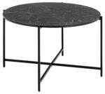 Diivanilaud LAMOINE 70x70xH42cm, must Diivanilauad ja abilauad