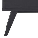 Vitriinkapp A-LINE 72x36xH145cm, must Elutoamööbel ACTONA