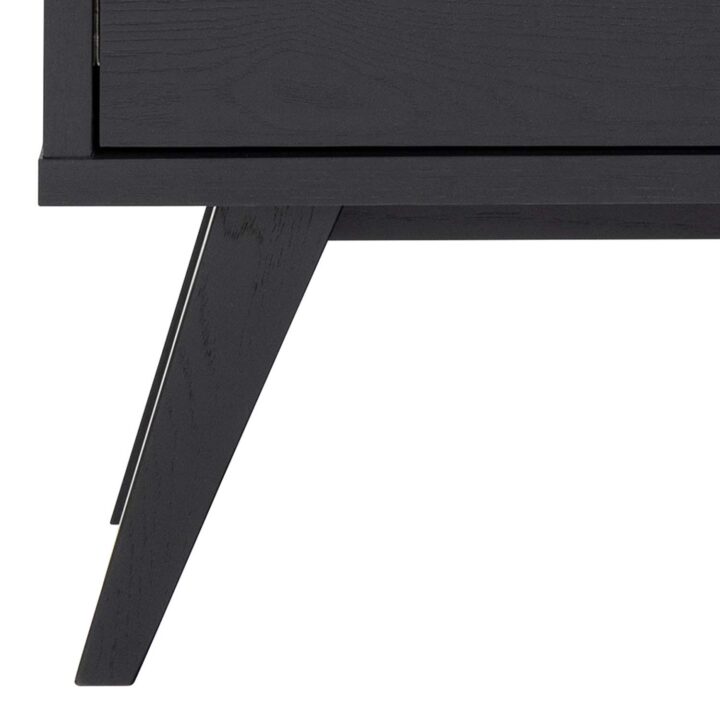Vitriinkapp A-LINE 72x36xH145cm, must Elutoamööbel ACTONA