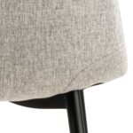 Tool CELIA hall/must, 44x54xH86cm Söögilauatoolid, taburetid, pingid Söögilauatoolid, taburetid, pin