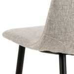 Tool CELIA hall/must, 44x54xH86cm Söögilauatoolid, taburetid, pingid Söögilauatoolid, taburetid, pin