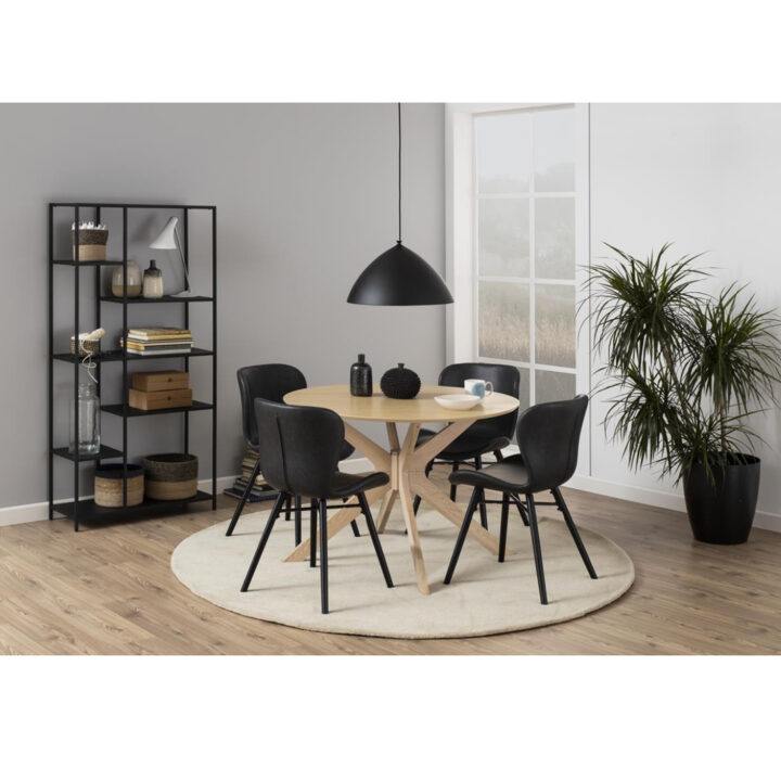 Söögilaud DUNCAN D105xH75cm, valge tamm Söögilauad ACTONA