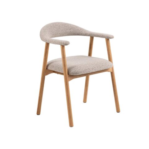 Tool ADDI käetugedega, beež, 56x54xH75,5cm, bukleekangas Söögilauatoolid, taburetid, pingid Söögilauatoolid, taburetid, pin