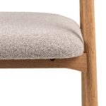 Tool ADDI käetugedega, beež, 56x54xH75,5cm, bukleekangas Söögilauatoolid, taburetid, pingid Söögilauatoolid, taburetid, pin