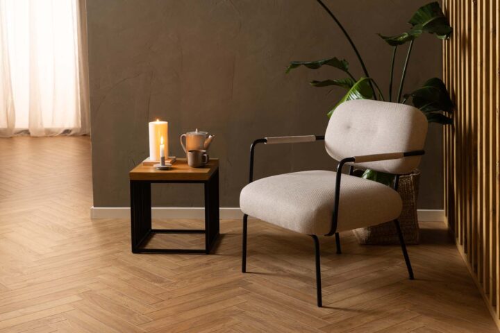 Abilaud STRINGTON 40x40xH42cm, naturaalne, melamiin, MDF, teras Diivanilauad ja abilauad Diivanilauad ja abilauad