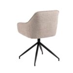 Tool BROOKE käetugedega, beež/must, 57×54,5xH82cm, bukleekangas, teras Söögilauatoolid, taburetid, pingid Söögilauatoolid, taburetid, pin