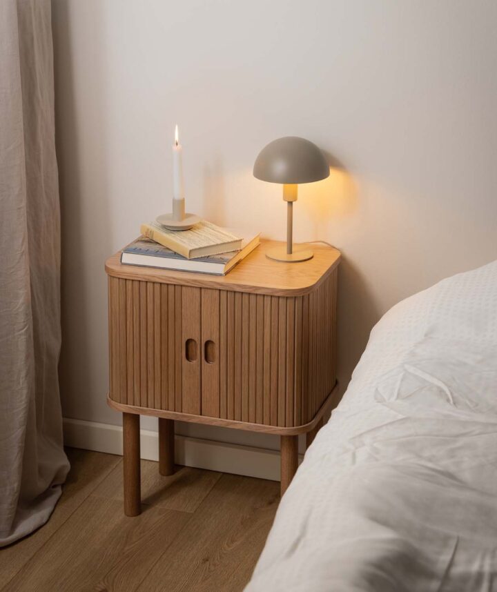 Öökapp LANGLEY 45x30xH60cm, naturaalne Magamistuba