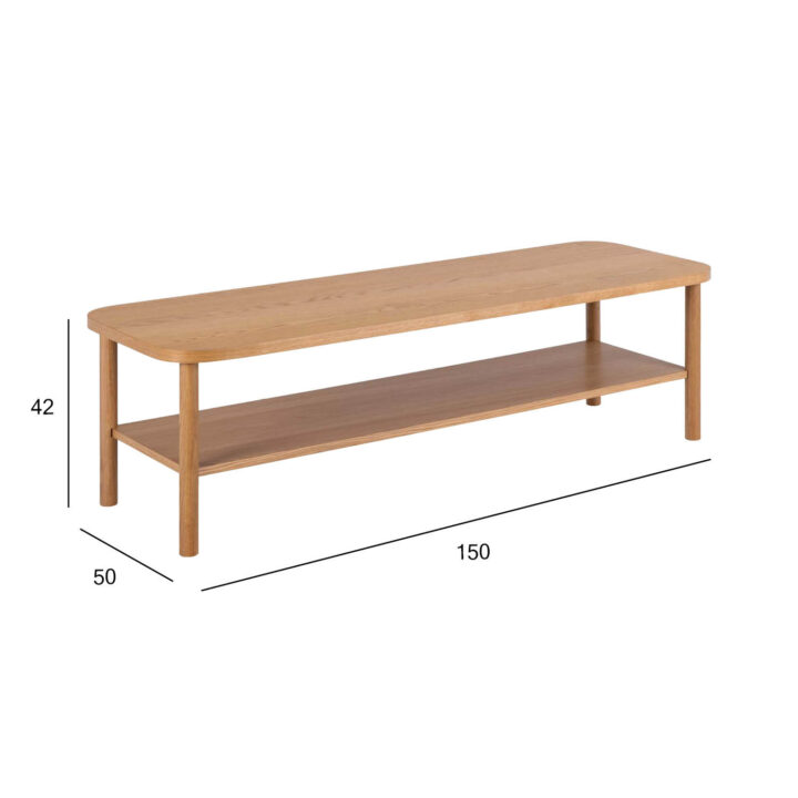 Diivanilaud BANBURY 150x50xH42cm, naturaalne Diivanilauad ja abilauad Diivanilauad ja abilauad
