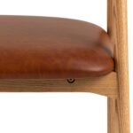 Tool ADDI käetugedega, pruun, 56x54xH75,5cm, kunstnahk, õlitatud raam Söögilauatoolid, taburetid, pingid Söögilauatoolid, taburetid, pin