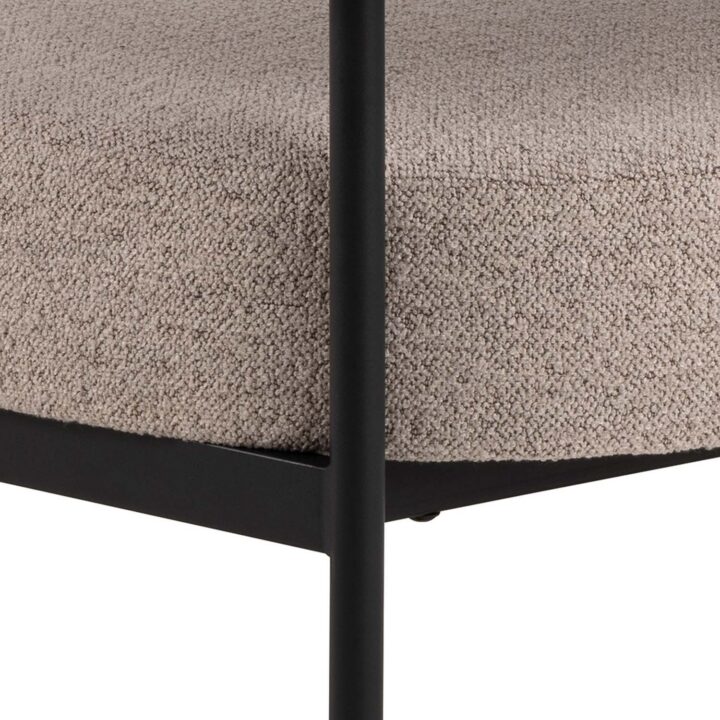 Tool OAKFIELD beež, 78,5×67,5xH71cm, kangas, teras Elutoamööbel